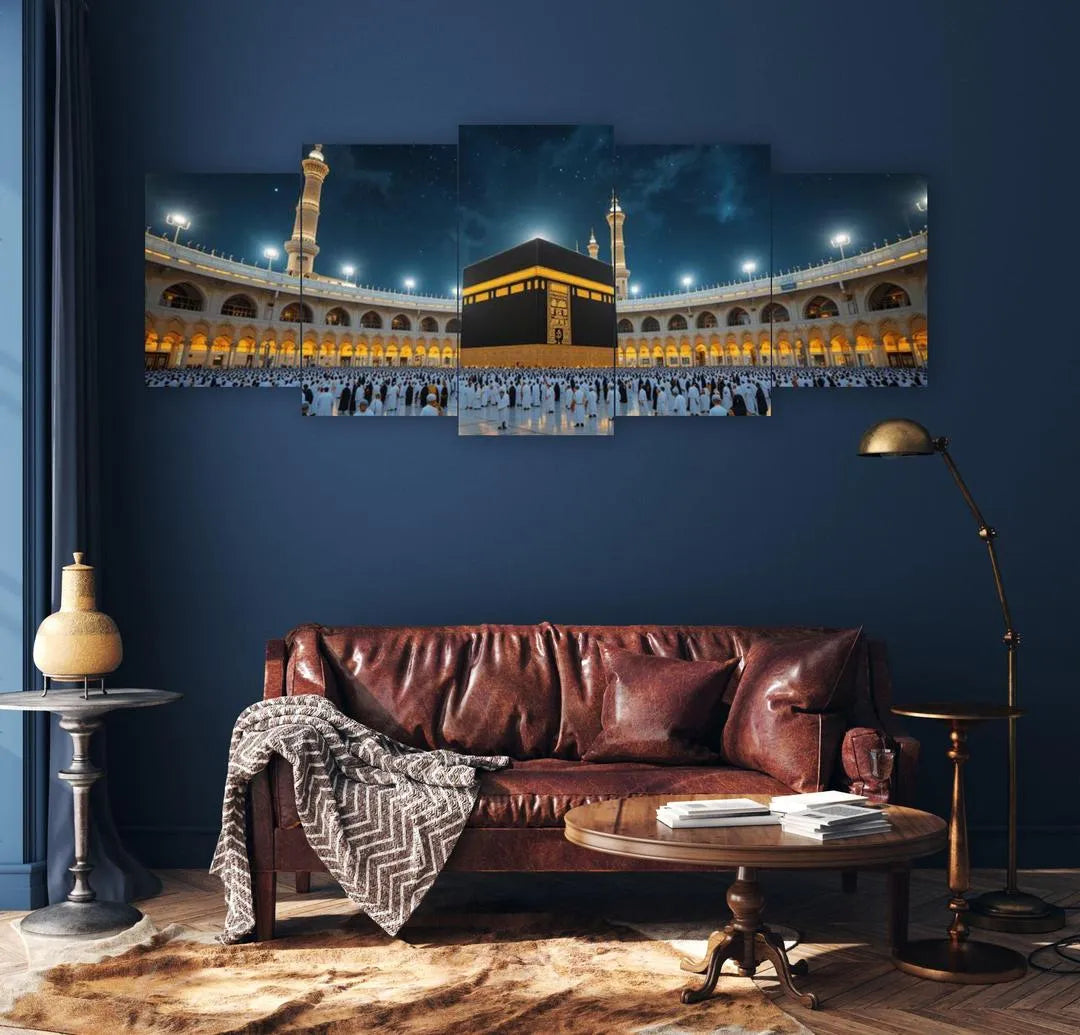 Khana Kaaba Wall Frame Set 5 Pcs
