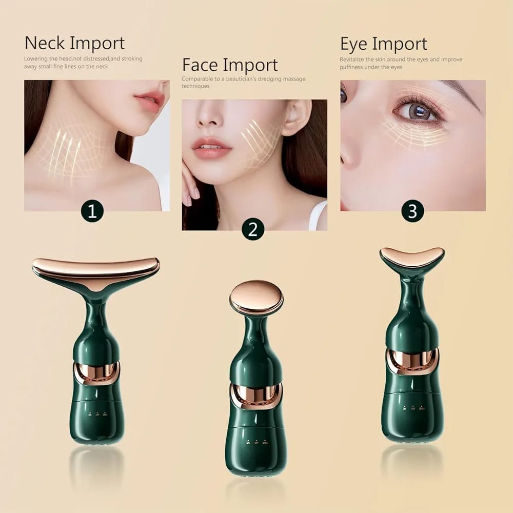 3-in-1 Face Slimming & Uplift Wand – Thermal Beauty Massager