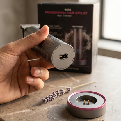 G63A Professional Hair & Beard Trimmer – Rechargeable Cordless