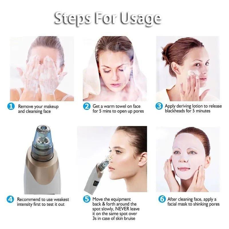 Digital Blackhead Remover Vacuum Electric Pore Cleaner
